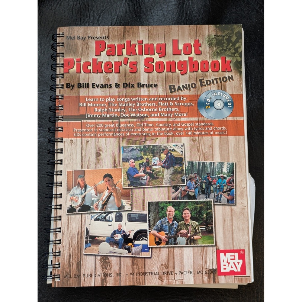 Parking Lot Picker's Songbook Banjo Edition Mel Bay Bill Evans Dix Bruce